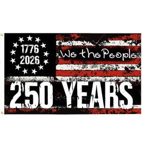 MOSADO USA 250th anniversary flag with double-sided print for clear porch visibility.
