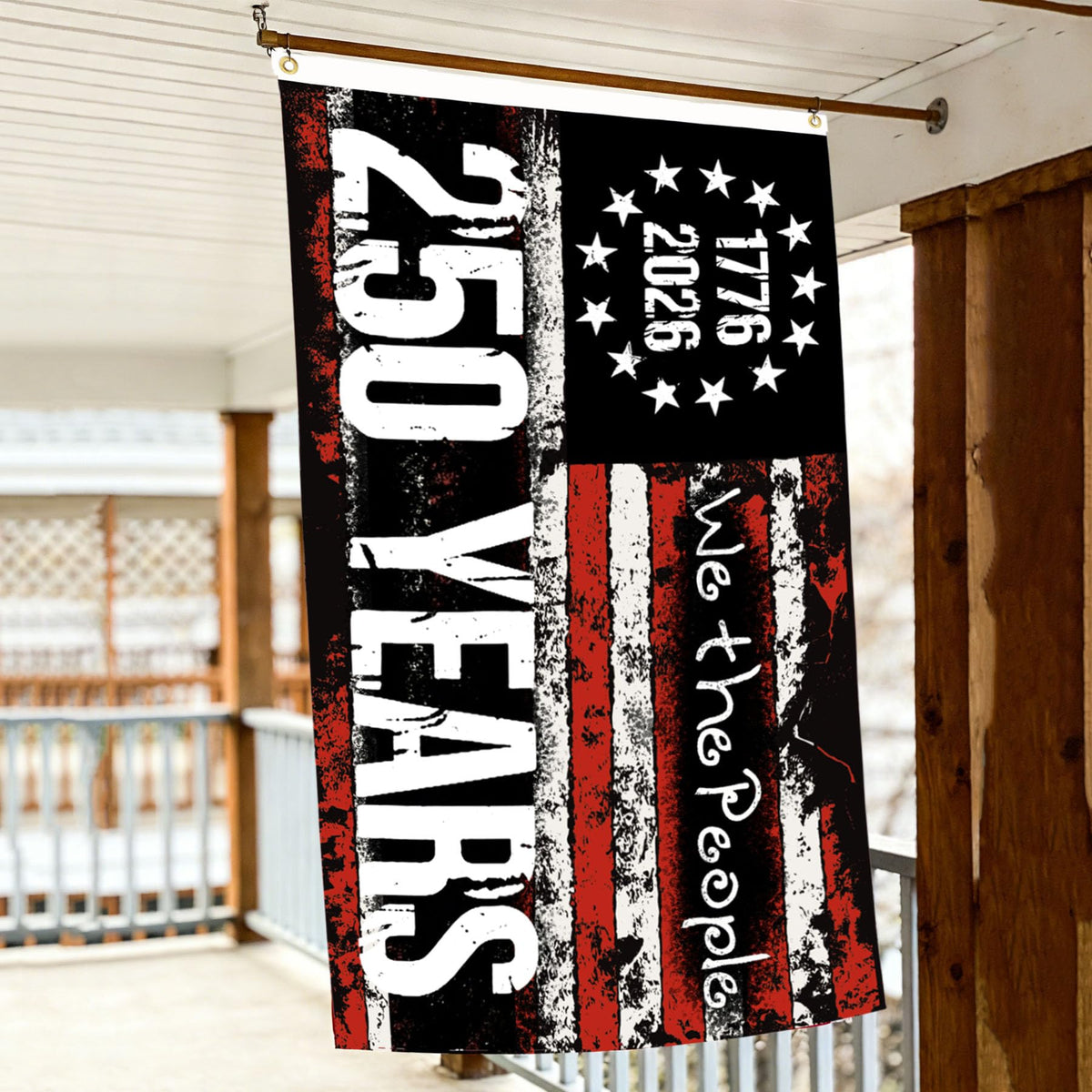 MOSADO weather-ready flag supports outdoor use across seasons.