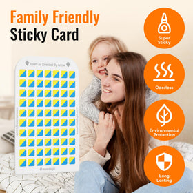 Kid and pet-friendly glue card pack for safe home pest control
