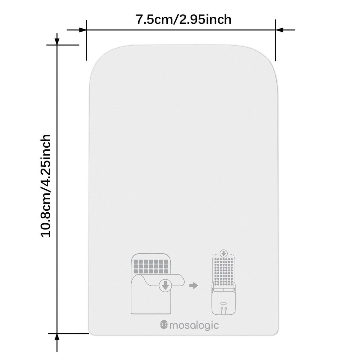 Compact 10-card packaging fits discreetly in storage