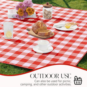 MOSAYT tablecloth requires no machine washing; hang to dry.