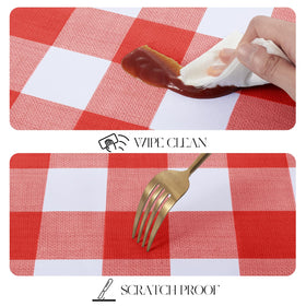 MOSAYT tablecloth ideal for outdoor picnics and camping setups.