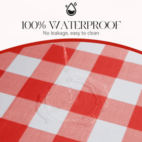 MOSAYT tablecloth with sewn edges for durable daily use.