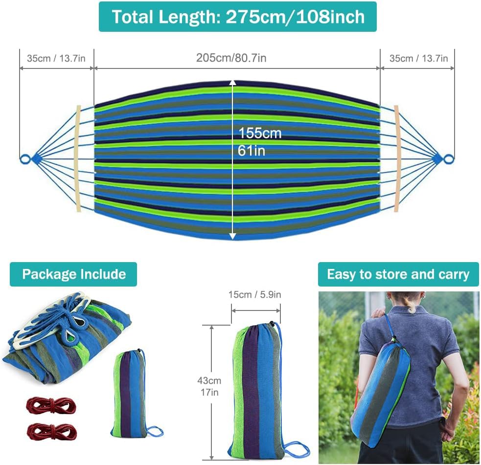 MOSFiATA hammock supports up to 550 pounds for durable outdoor relaxation.