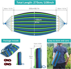 MOSFiATA hammock supports up to 550 pounds for durable outdoor relaxation.