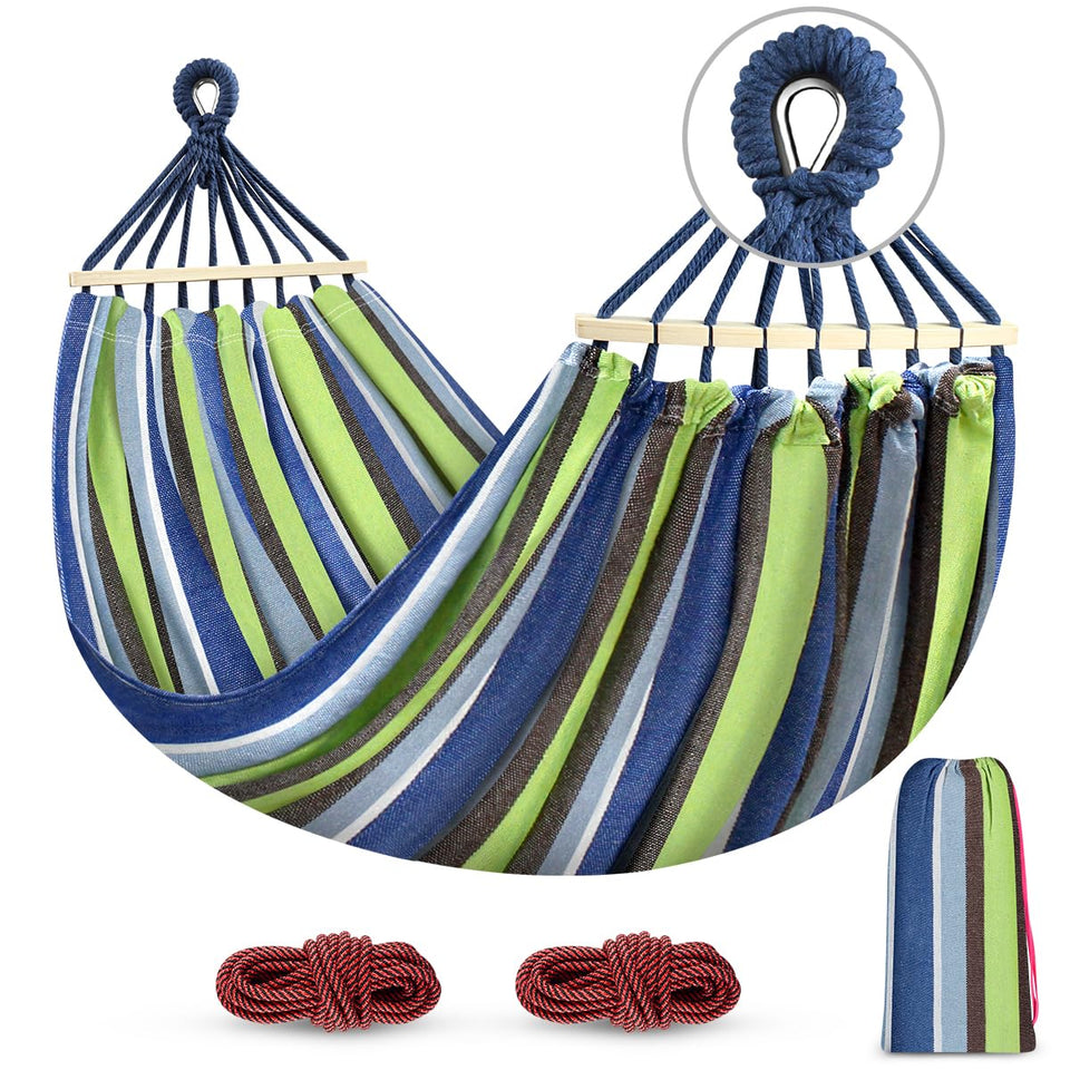 MOSFiATA hammock with anti-roll design for balanced outdoor lounging
