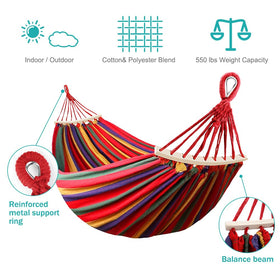 MOSFiATA hammock demonstrates anti-roll design for balanced comfort outdoors.