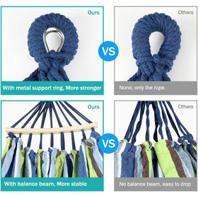 MOSFiATA metal knot prevents wear at the rope connection for longer life