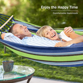 MOSFiATA hammock stored in included portable bag for travel