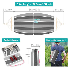 MOSFiATA hammock supports up to 550 lbs for versatile outdoor use