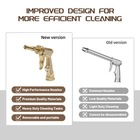 MOSIKEN adjustable spray head showing direct and fan patterns