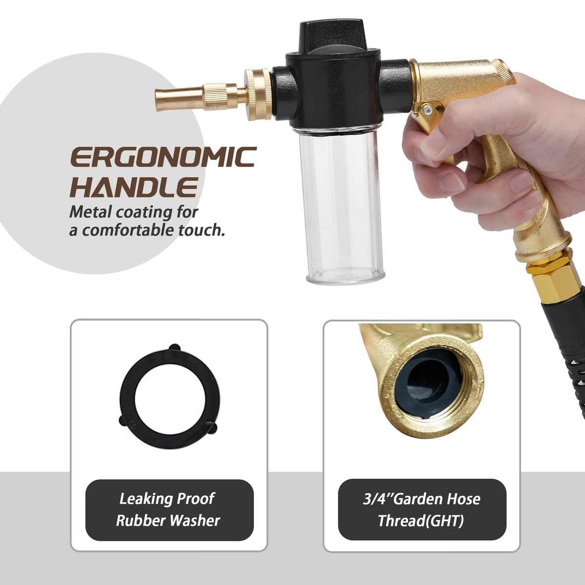 MOSIKEN leak‑proof gasket rings prevent drips during use