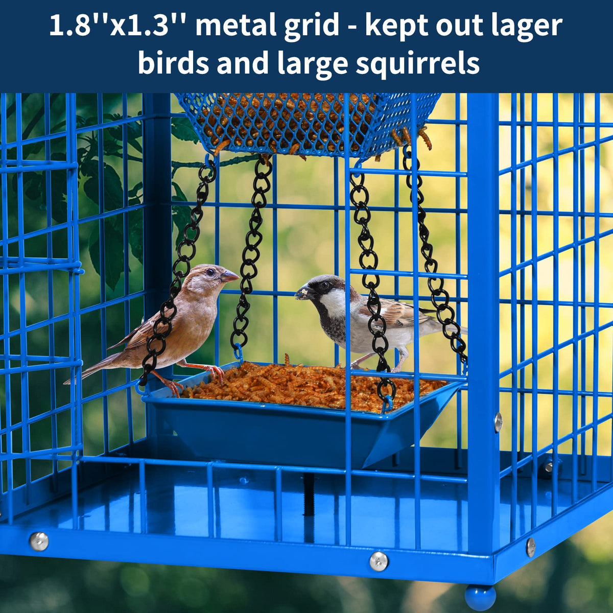 Mosloly Heavy-metal construction promises durability in the elements.