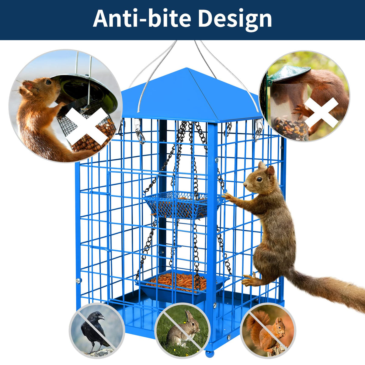 Mosloly Outdoor-use feeder designed for long-lasting garden use.