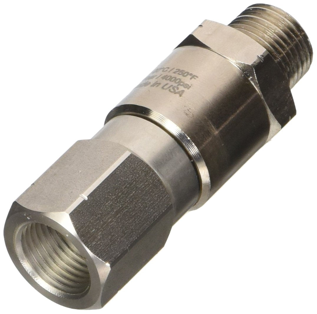 Mosmatic Live swivel brass-nickel outer housing with stainless inner core for durability.