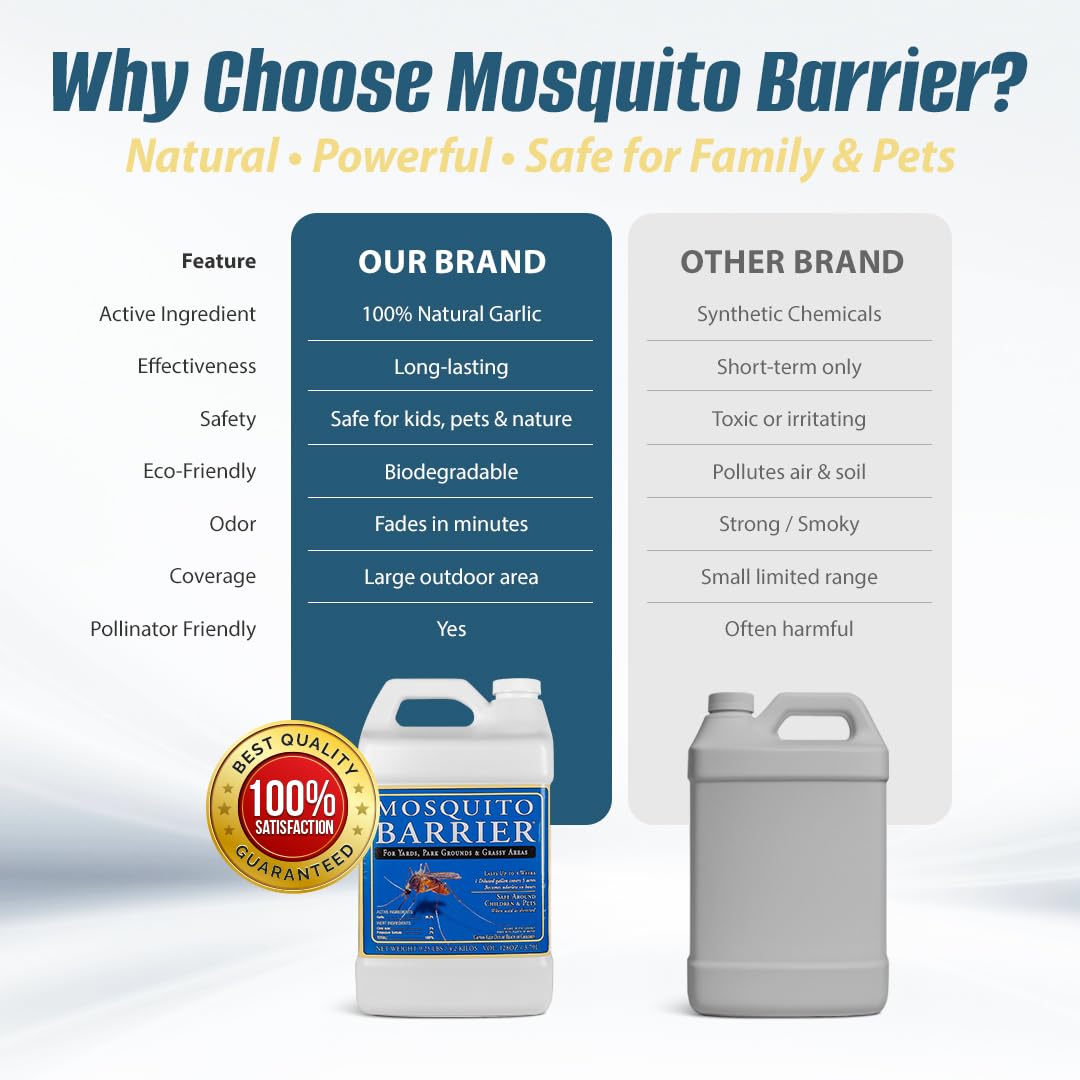 Mosquito Barrier tall grass and shaded areas treatment