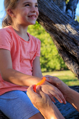 Mosquito Guard one-size-fits-all design eases packing for trips.