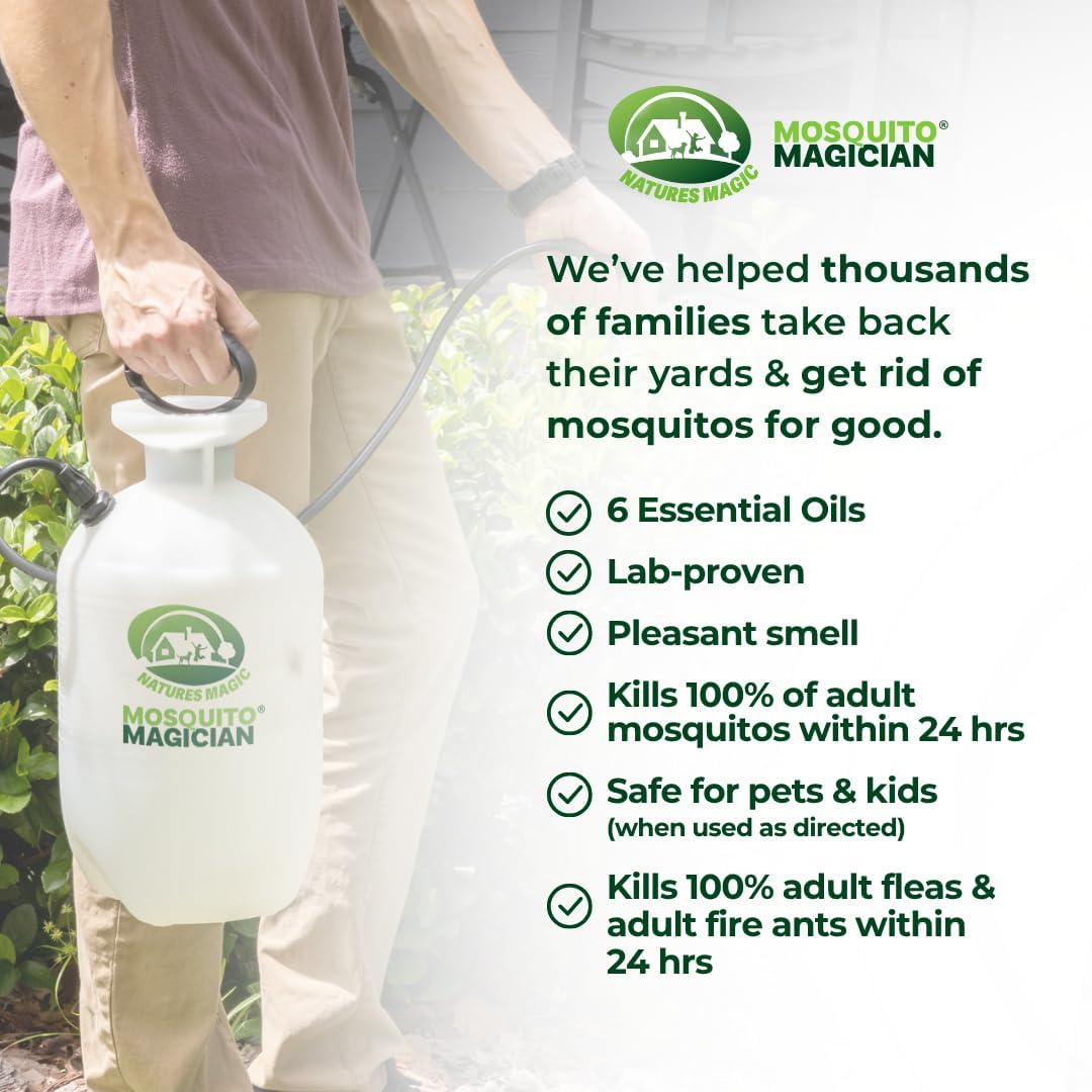 Six essential oils blend in Mosquito Magician for safe outdoor use