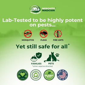 Misting system setup with Mosquito Magician for automated protection
