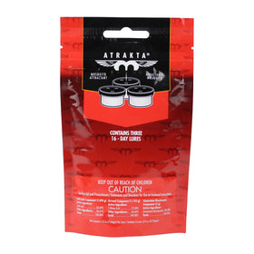 Mosquito Magnet ATRAKTA pod pack front showing three attractant pods