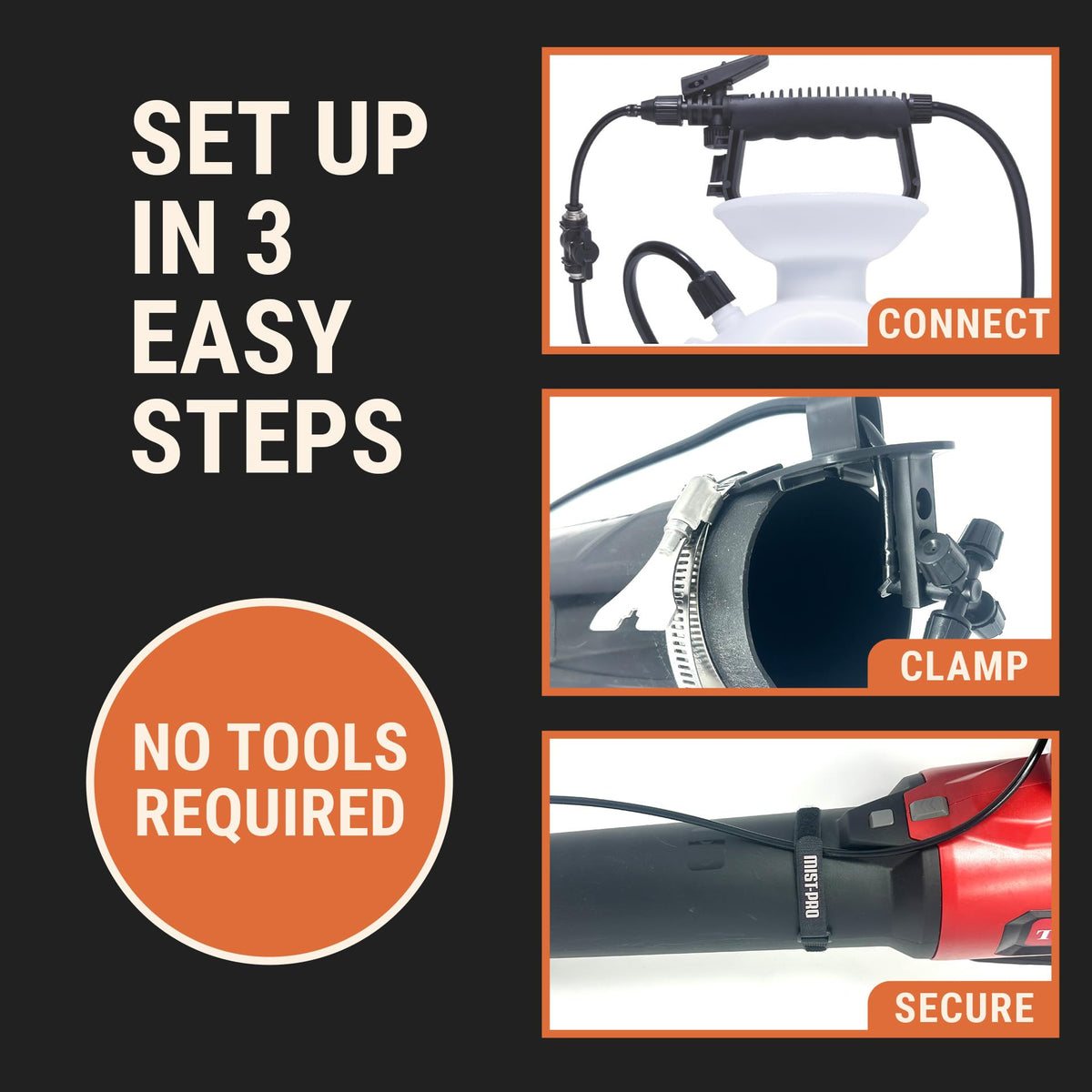 Mosquito Sniper System mist reaches undersides of leaves for thorough coverage.
