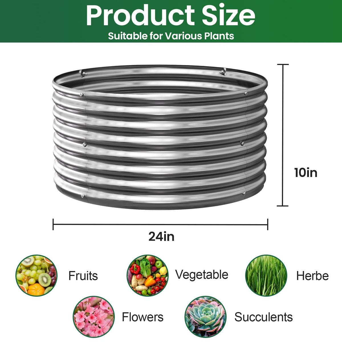 Mostmahes galvanized garden bed assembly tools used for setup.
