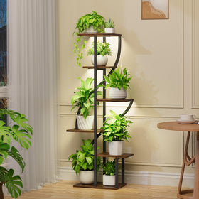 MOSTWOGO 6-tier vertical plant stand maximizing corner space