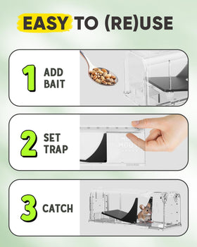 Motel Mouse instruction booklet and video guide provide step-by-step help.