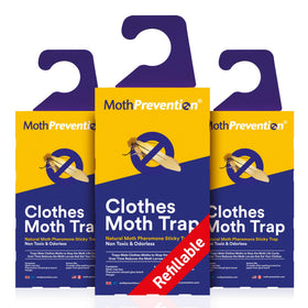MothPrevention traps ready setup showing quick activation for closet protection