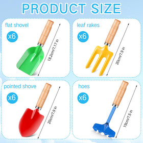 Motionchic metal rake helps kids smooth sand and garden beds.