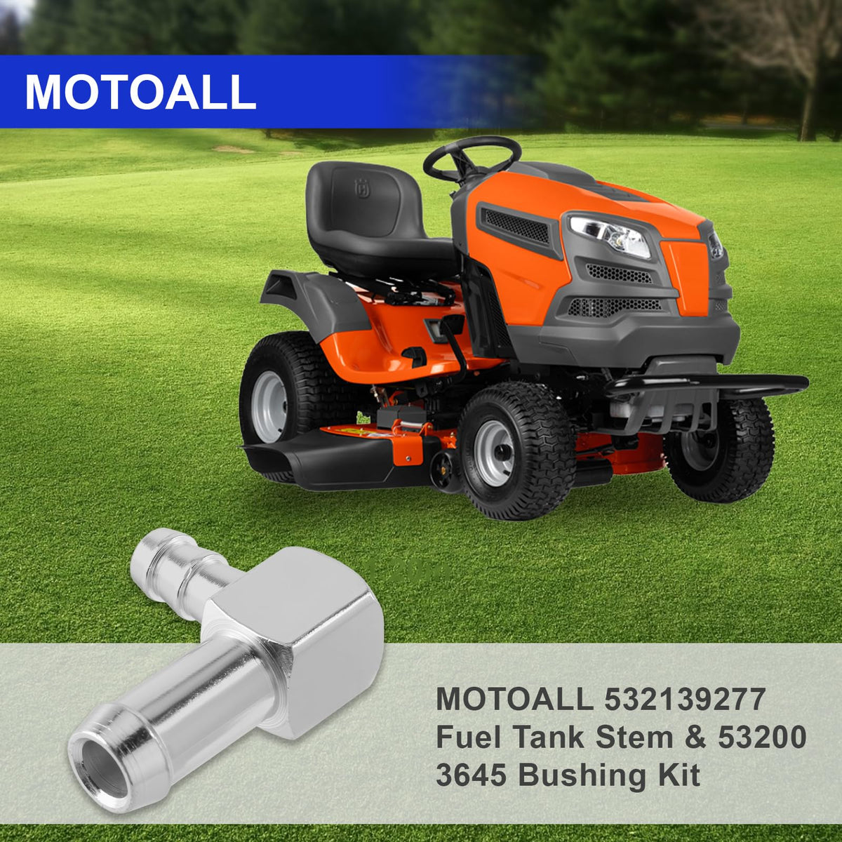 MOTOALL bushing 532003645, side view, precise fit for smooth operation