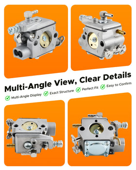 MOTOALL gasket and fuel line kit for secure fuel connections.