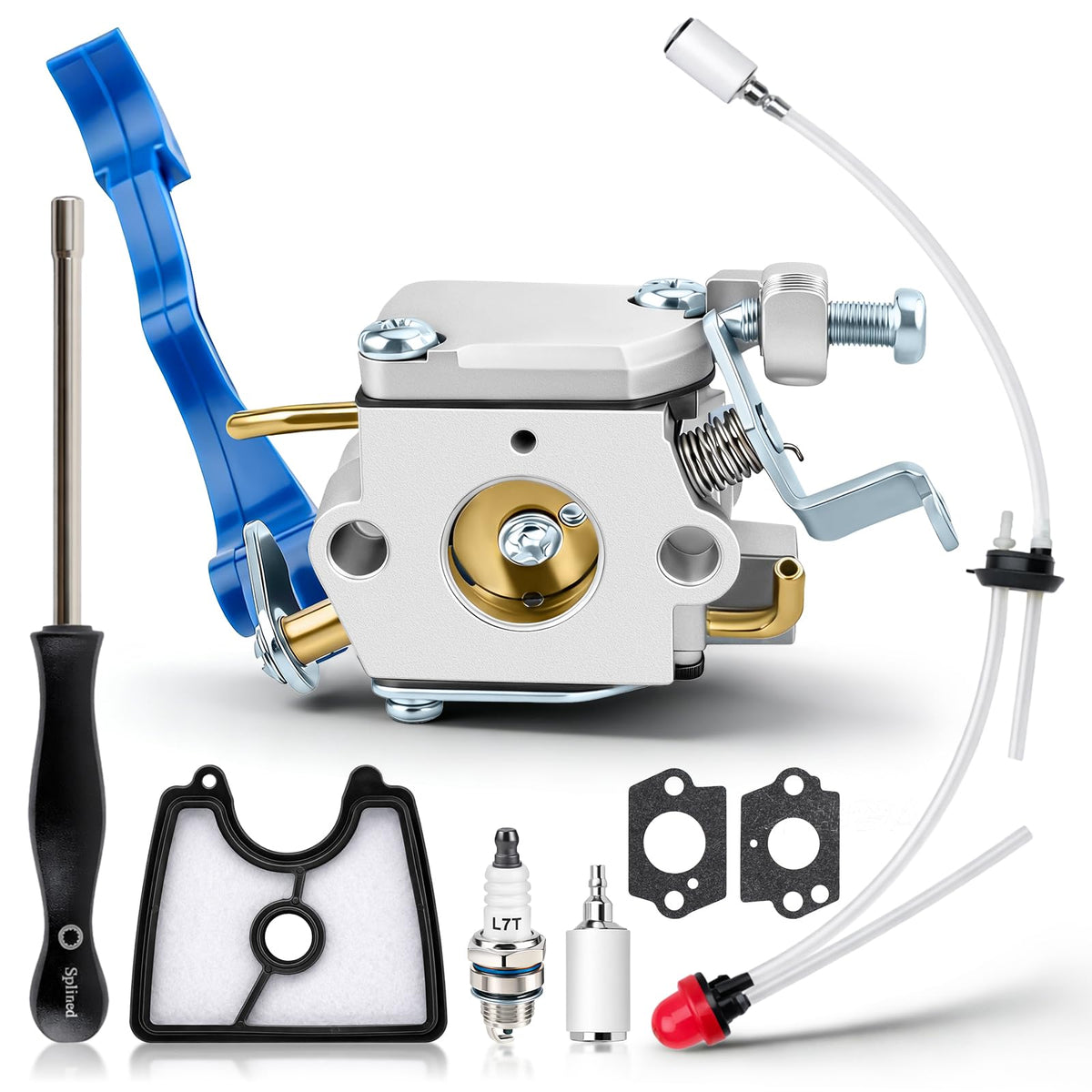 MOTOALL Husqvarna carburetor for 125B/125BX improves starting reliability