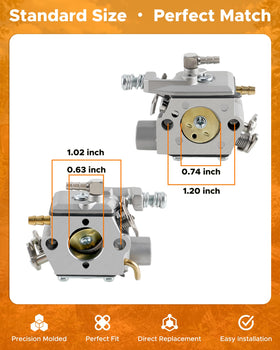 MOTOALL spark plug and air filter for complete carburetor refresh.