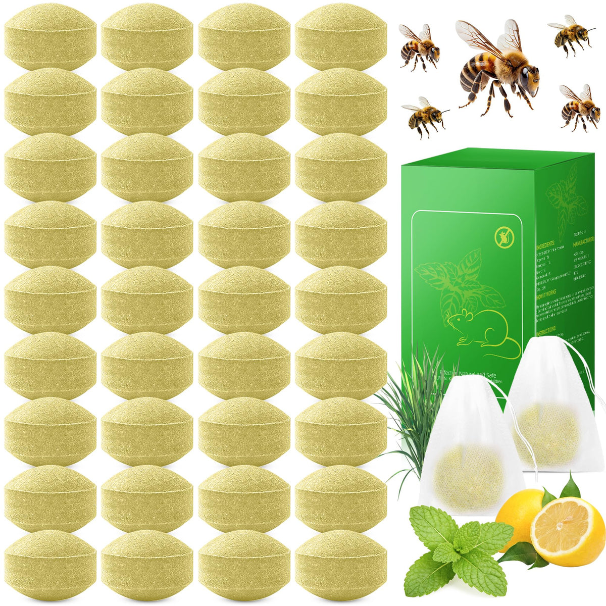 Motrapso 36-pack bottle deters wasps outdoors and protects spaces.