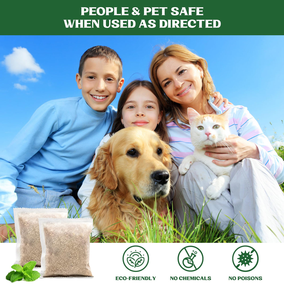 Motrapso mesh bag for snake repellent provides easy hanging for porch protection.