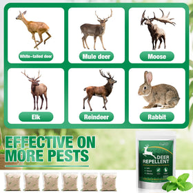 Motrapso natural ingredients in a mesh bag deter deer naturally