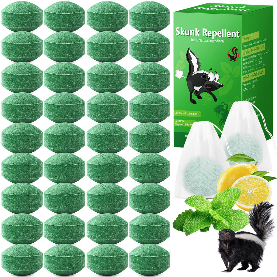 Motrapso peppermint skunk repellent bottle for outdoor use and quick protection.