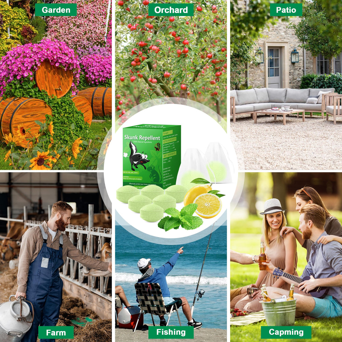 Motrapso packaging is weatherproof for outdoor protection.