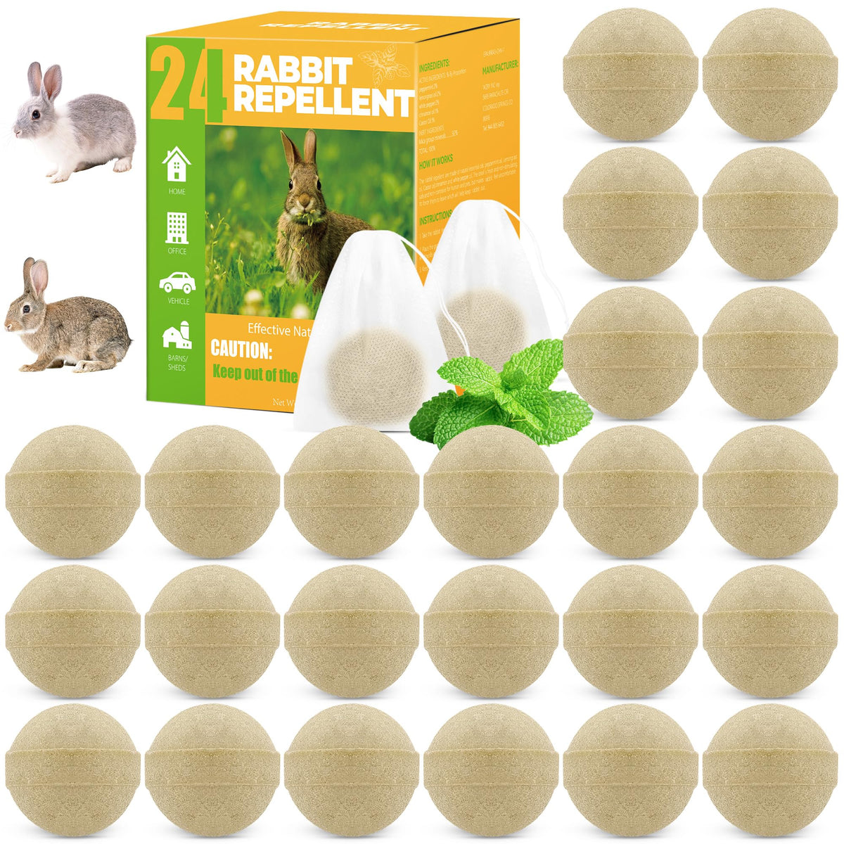 Motrapso rabbit repellent bottle deters rabbits from gardens safely.