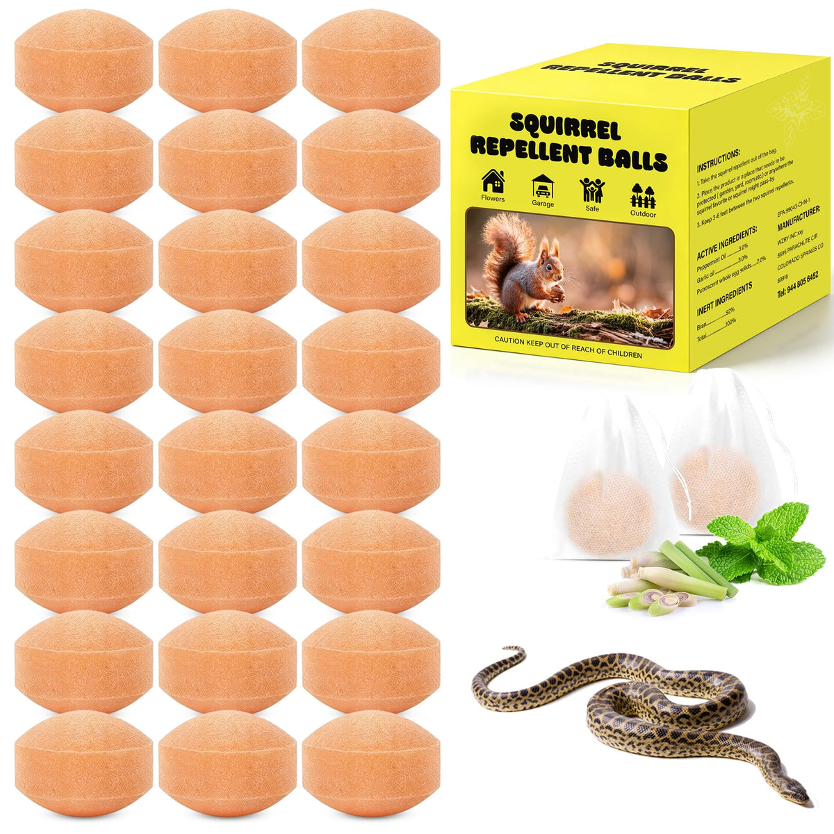 Motrapso snake repellent outdoors protects your yard from snakes safely.