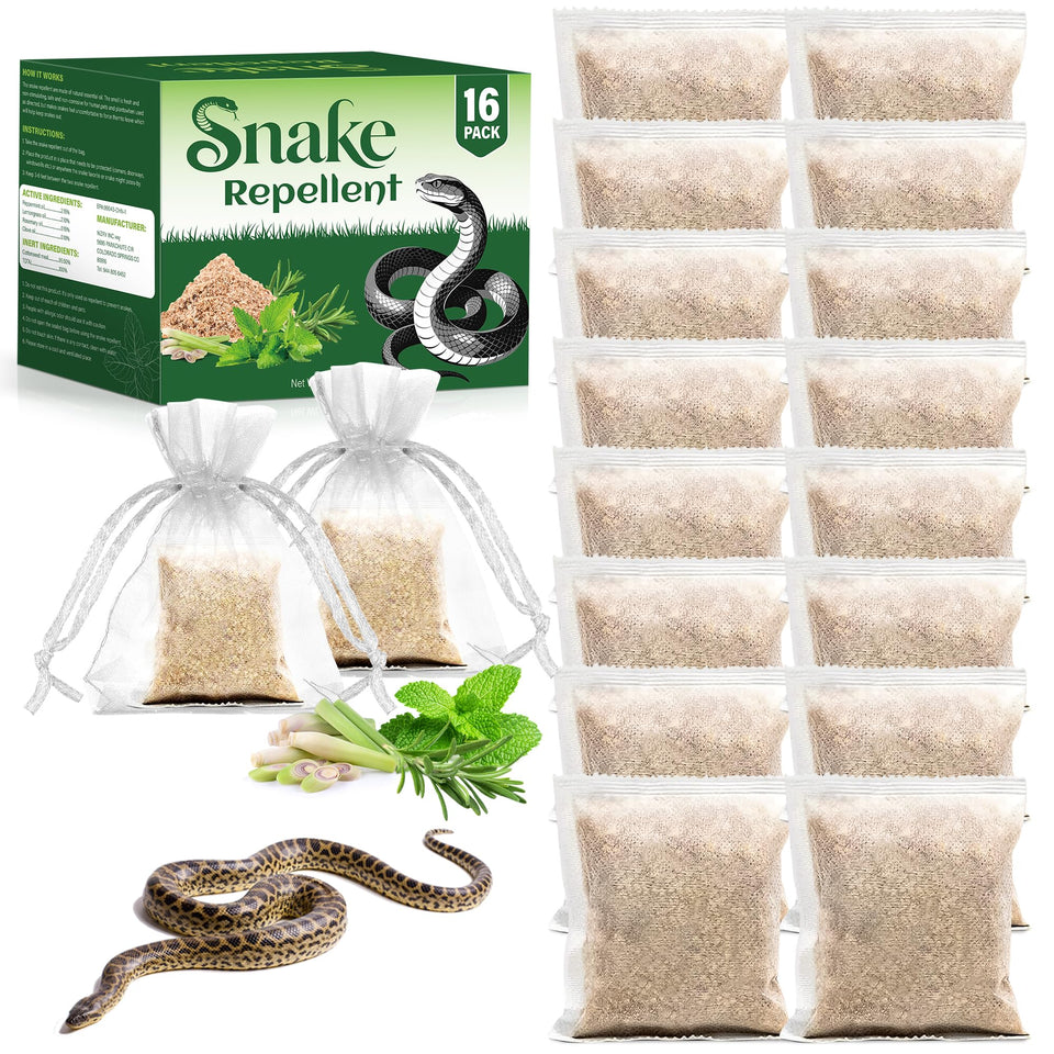 Motrapso snake repellent pouch outdoor guards your garden with plant-based deterrent.