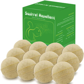 Motrapso peppermint drops repel squirrels in gardens with a fresh plant scent