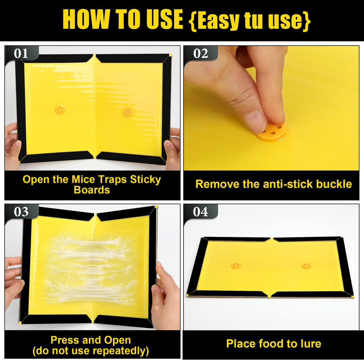 Motrapso sticky snake trap application in corner highlights discreet placement.