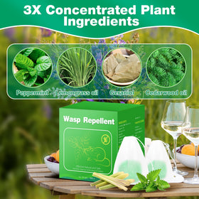 Motrapso Wasp-Repellent garden setup guards fruit patches from stingers.