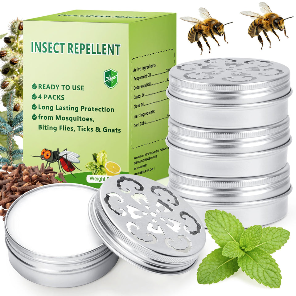 Motrapso Wasp Repellent mesh bag deters insects around outdoor areas.
