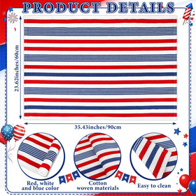Moucuny welcoming mat for Independence Day; vibrant motif enhances outdoor spaces.