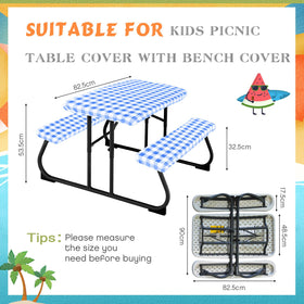 Moukeren bench fitted cover on bench showing secure elastic fit