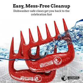 Mountain Grillers ergonomic non-slip grip improves comfort during long grilling sessions
