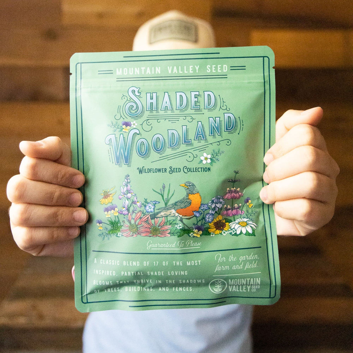 Mountain Valley mix features Echinacea purpurea and Forget-Me-Not for shade
